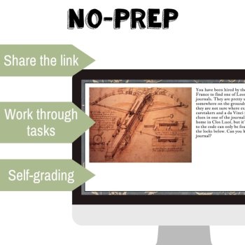 French Escape Room Renaissance Culture and History Challenge English & French, image 2