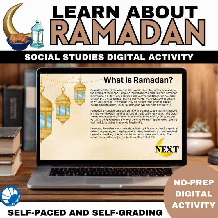 Ramadan Activities social studies reading comprehension skills Eid al-Fitr