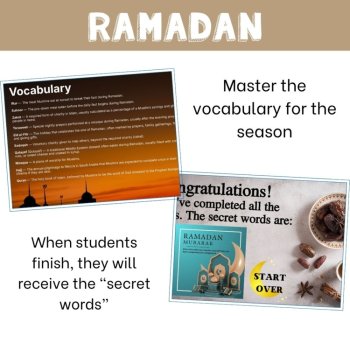 Ramadan Activities social studies reading comprehension skills Eid al-Fitr, image 4