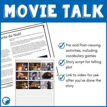 French Christmas Activities | Noël Movie Talk & Worksheets, image 3