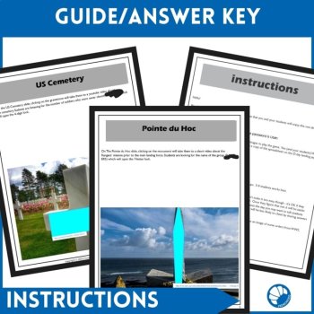 D Day WW2 digital escape game high school US history world war 2 escape room, image 4
