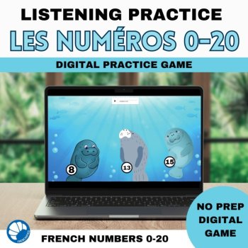French numbers les numéros 1-20 Practicing numbers in French bundle, image 3