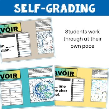 Avoir to have French grammar irregular verb conjugation practice activity, image 4