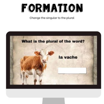 Beginner French Grammar Boom Cards | Singular to Plural Articles Practice, image 2