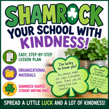 St. Patrick's Day Writing Activity | SEL Kindness Lesson | You've Been Shamrocked!, image 2