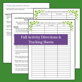 St. Patrick's Day Writing Activity | SEL Kindness Lesson | You've Been Shamrocked!, image 3