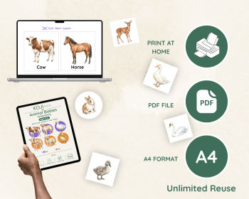 Animal Babies Sorting Activity | Baby Animal Matching Game | Preschool Science P, image 6