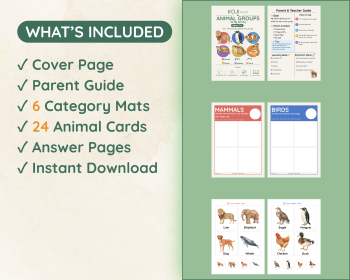 Animal Groups Sorting Activity | Animal Classification Cards, image 2