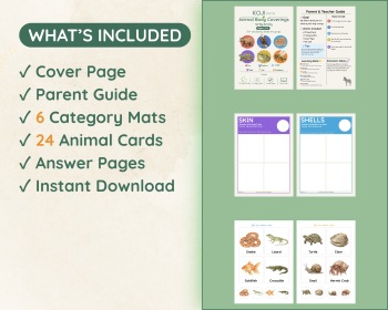 Animal Coverings Sorting Activity | Fur, Feathers, Scales and Skin, image 2