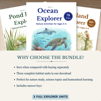 Explorer Habitats Bundle | Ocean, Pond Life & Woodland Science Activities, image 5